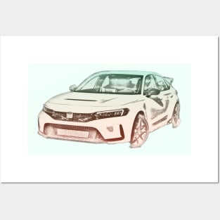 Honda civic Posters and Art